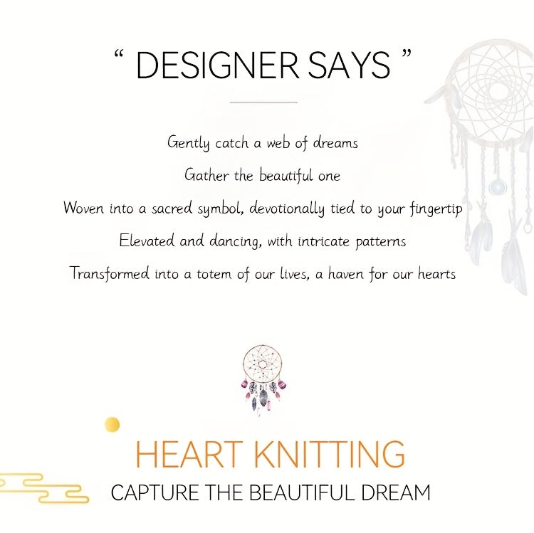 Handmade Dreamcatcher with Artificial Feathers, Guardian of Sweet Dreams, Night Companion, Bohemian Style Wall Hanging, Wind Chime Wall Decor, Essential Bedroom Decoration, Home Pendant Ornament