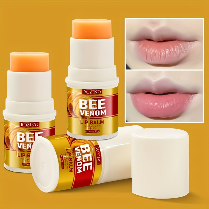 5pcs Bee Venom Care Combination, used for various purposes such as lip, face, neck, hands, feet, and body care. It is moisturizing, comprehensive, lightweight, non greasy, quickly absorbed, gentle and non irritating, portable