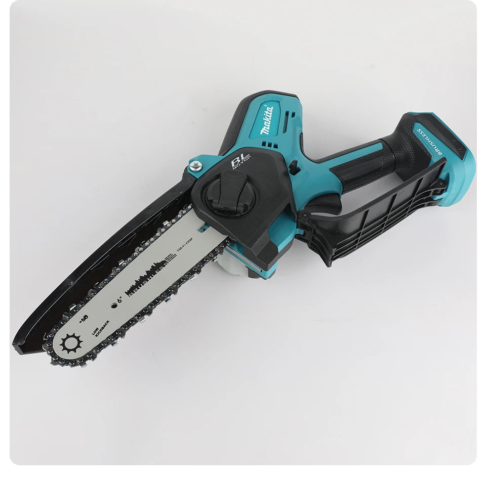 Makita 18V Cordless Chainsaw for Woodworking with Small Handheld Electric 6-inch Logging Sawzall Mini Portable Chainsaw