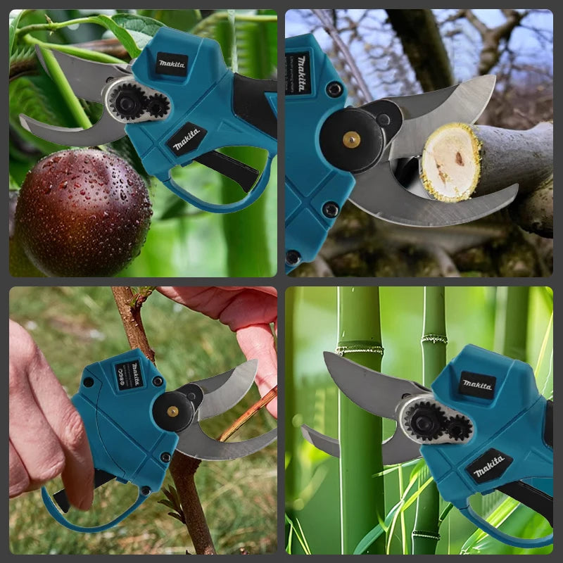 Makita 40mm Brushless Electric Pruning Shears 2 Gears Cordless Rechargeable Fruit Tree Bonsai Pruning For Makita 18V Battery