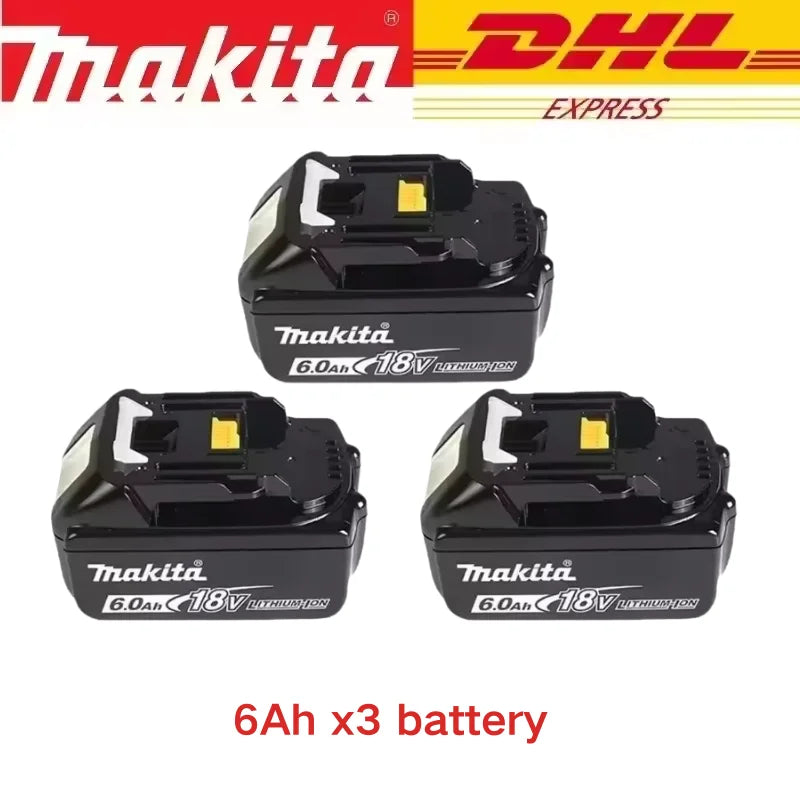 100% Makita Original DDF487 Cordless Driver Drill 18V Brushless Electric Impact Screwdriver Rechargeable Power Tool