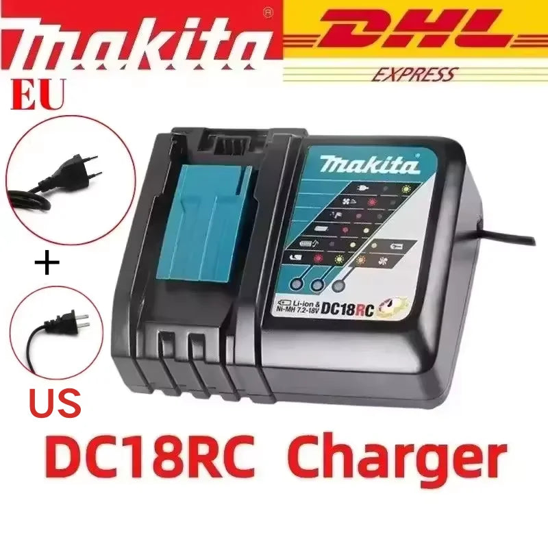 100% Makita Original DDF487 Cordless Driver Drill 18V Brushless Electric Impact Screwdriver Rechargeable Power Tool