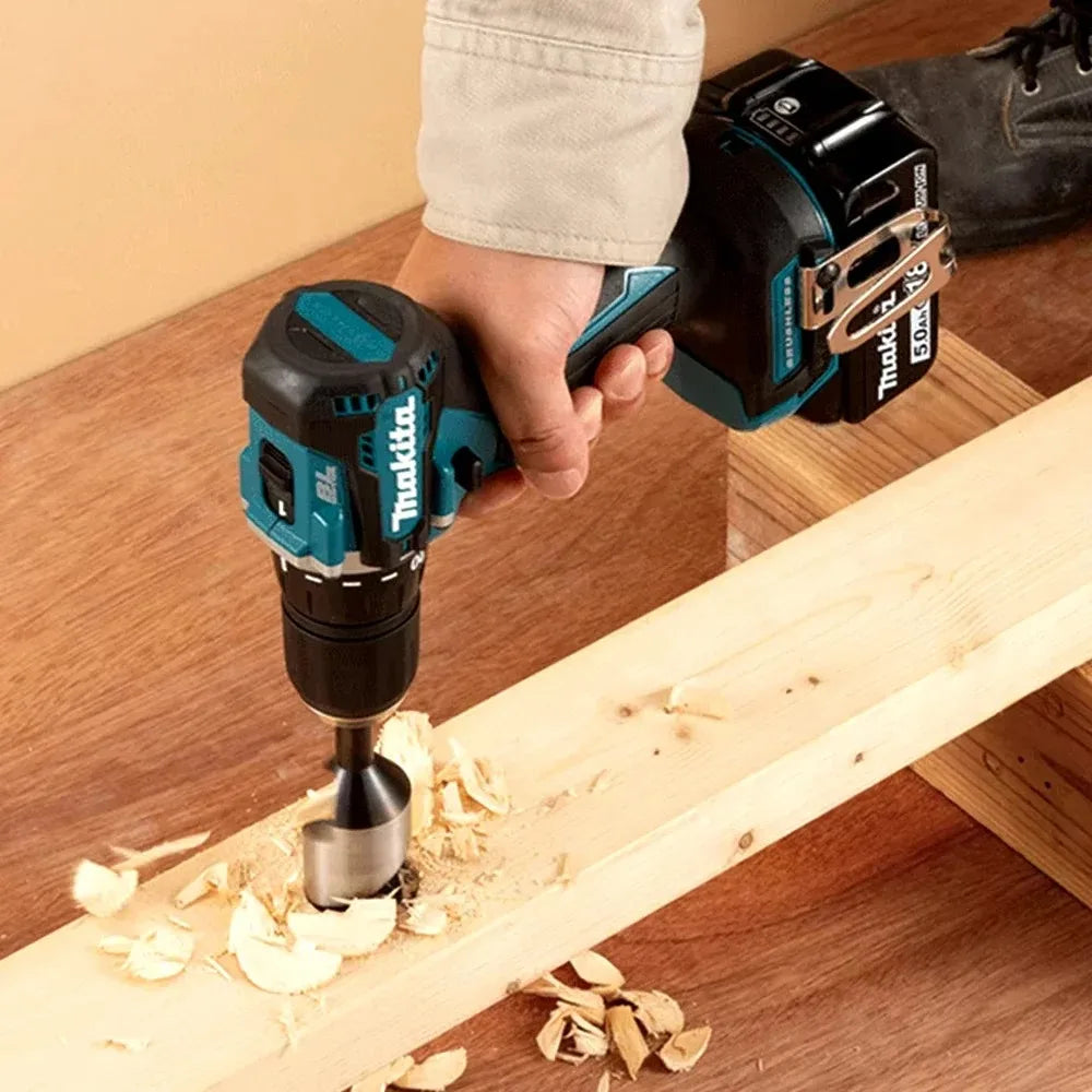 100% Makita Original DDF487 Cordless Driver Drill 18V Brushless Electric Impact Screwdriver Rechargeable Power Tool