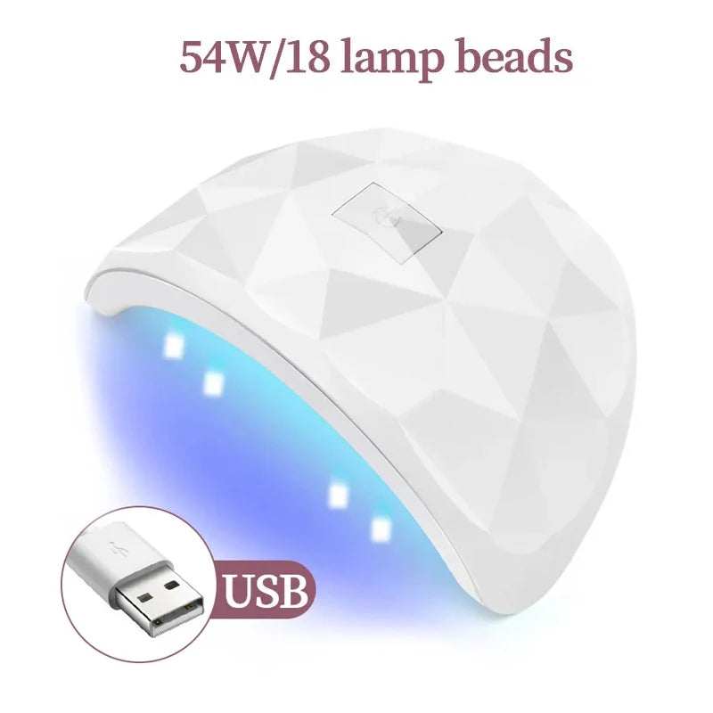 LULAA 88W Nail Dryer Lamp UV Light For Nails Eyes Protection UV Lamp for Gel Nails Gel Nail Polish Curing Dryer Home Salon Tool