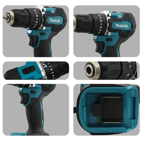 100% Makita Original DDF487 Cordless Driver Drill 18V Brushless Electric Impact Screwdriver Rechargeable Power Tool