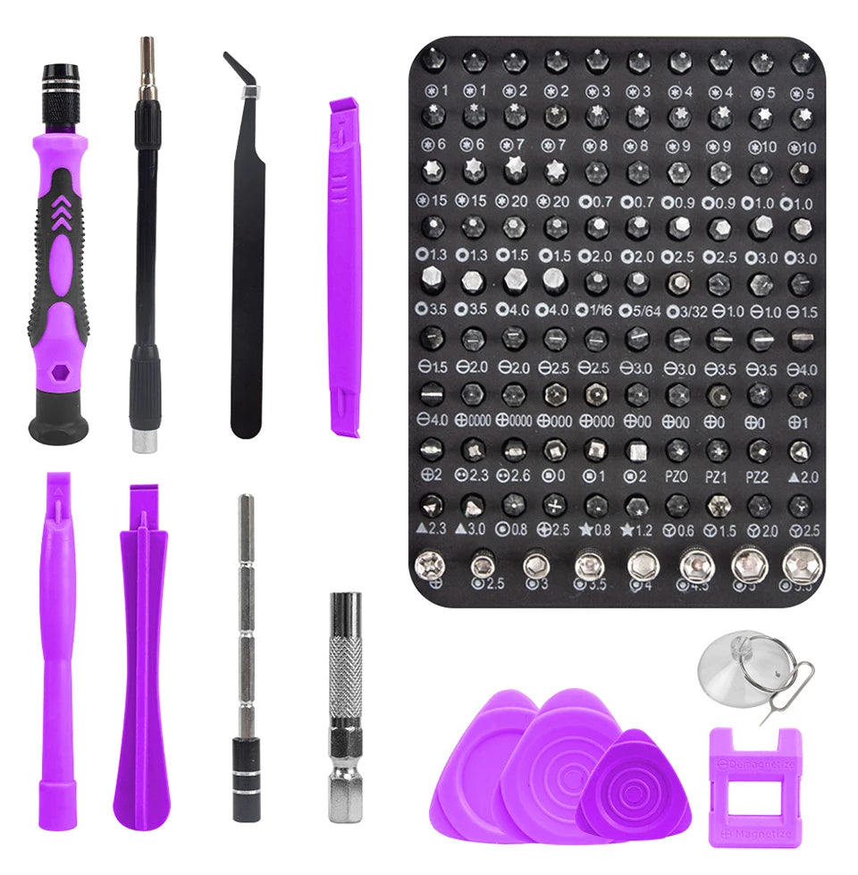 115 in 1 Precision Screwdriver Set Multifunctional Magnetic Repair Tools Kit for Computer Laptop Phone MacBook Household Repairs