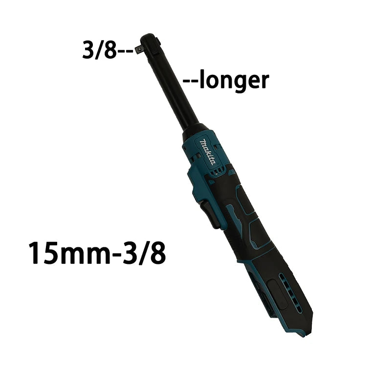 Makita 18V Brushless Ratchet Right Angle Wrench Cordless Driver Multifunction Variable Speed Power Wrench LED Power Tools