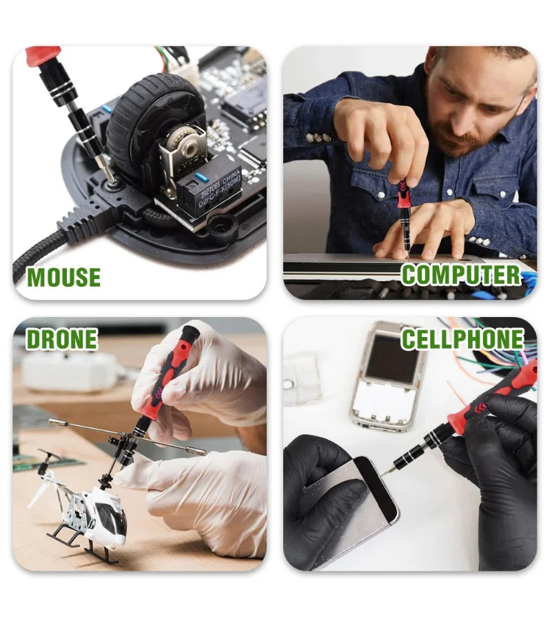 115 in 1 Precision Screwdriver Set Multifunctional Magnetic Repair Tools Kit for Computer Laptop Phone MacBook Household Repairs