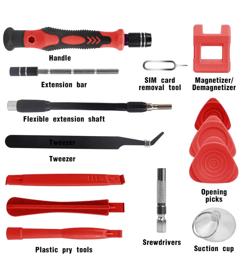 115 in 1 Precision Screwdriver Set Multifunctional Magnetic Repair Tools Kit for Computer Laptop Phone MacBook Household Repairs