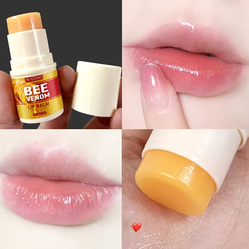 5pcs Bee Venom Care Combination, used for various purposes such as lip, face, neck, hands, feet, and body care. It is moisturizing, comprehensive, lightweight, non greasy, quickly absorbed, gentle and non irritating, portable